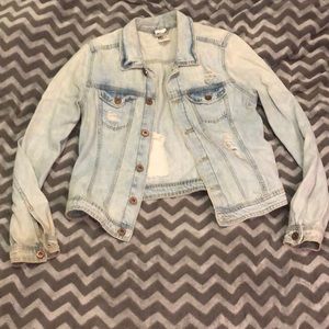 Distressed Denim Jacket
